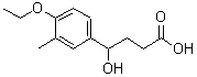 CAS 登录号：879053-56-2， 4-(4-乙氧基-3-甲基苯基)-4-羟基丁酸