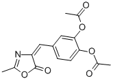 CAS 登录号：87950-39-8， 4-(3,4-二乙酰氧基亚苄)-2-甲基-5-恶唑酮