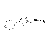 CAS#: 879896-62-5, N-Methyl-1-[5-(4-morpholinyl)-2-thienyl]methanamine