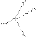 CAS#: 87994-62-5, 9,9-Bis[2-(2-methoxyethoxy)ethoxy]-N-methyl-2,5,8-trioxa-9-siladodecan-12-amine