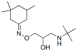 CAS 登录号：88135-00-6， 3,3,5-三甲基-环己酮 O-[3-[叔丁基氨基]-2-羟基丙基]肟