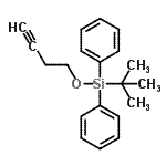 CAS#: 88158-68-3, (3-Butyn-1-yloxy)(2-methyl-2-propanyl)diphenylsilane