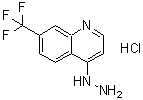 CAS 登录号：88164-54-9， 4-肼基-7-三氟甲基喹啉盐酸盐