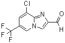 CAS#: 881841-42-5, 8-chloro-6-(trifluoromethyl)imidazo[1,2-a]pyridine-2-carbaldehyde