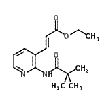 CAS#: 882029-13-2, Ethyl (2E)-3-{2-[(2,2-dimethylpropanoyl)amino]-3-pyridinyl}acrylate