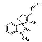 CAS#: 882041-50-1, 4-Allyl-1',3-dimethyl-5H-spiro[furan-2,3'-indol]-2'(1'H)-one