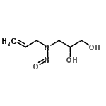CAS 登录号：88208-16-6， 3-[烯丙基(亚硝基)氨基]-1,2-丙烷二醇