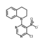 CAS#: 882276-62-2, 1-(6-Chloro-5-nitro-4-pyrimidinyl)-1,2,3,4-tetrahydroquinoline