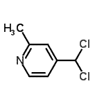CAS#: 88237-08-5, 4-(Dichloromethyl)-2-methylpyridine