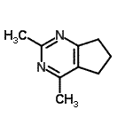 CAS 登录号：88268-24-0， 2,4-二甲基-6,7-二氢-5H-环戊二烯并[d]嘧啶