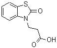CAS#: 883-50-1, 3-(2-Oxo-1,3-benzothiazol-3(2H)-yl)propanoic acid