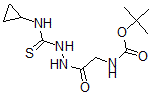 CAS 登录号：883008-24-0， 2-(2-(环丙基硫代氨基甲酰基)肼基)-2-氧代乙基氨基甲酸叔丁酯