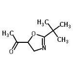 CAS#: 88309-23-3, 1-[2-(2-Methyl-2-propanyl)-4,5-dihydro-1,3-oxazol-5-yl]ethanone
