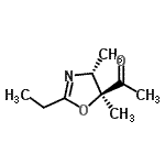 CAS#: 88309-33-5, 1-[(4R,5S)-2-Ethyl-4,5-dimethyl-4,5-dihydro-1,3-oxazol-5-yl]ethanone