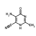 CAS#: 883129-80-4, 5-Amino-2-methyl-6-oxo-3,6-dihydro-4-pyrimidinecarbonitrile
