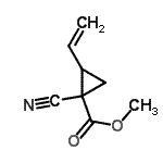 CAS#: 88326-59-4, Methyl 1-cyano-2-vinylcyclopropanecarboxylate