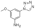 CAS#: 883291-48-3, 3-Methoxy-5-(1H-tetrazol-1-yl)aniline