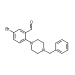 CAS 登录号：883512-03-6， 2-(4-苄基-1-哌嗪基)-5-溴苯甲醛