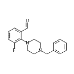 CAS 登录号：883512-18-3， 2-(4-苄基-1-哌嗪基)-3-氟苯甲醛