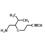 CAS 登录号：883516-21-0， 2-(3-丁炔-1-基氧基)-3-甲基-1-丁胺