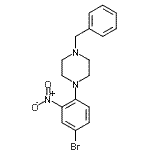 CAS 登录号：883522-59-6， 1-苄基-4-(4-溴-2-硝基苯基)哌嗪