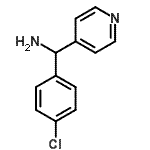 CAS 登录号：883548-16-1， 1-(4-氯苯基)-1-(4-吡啶基)甲胺