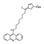 CAS#: 88373-09-5, (Z)-{[6-(9-Acridinylamino)hexyl]oxy}(3-diazonio-2,4-cyclopentadien-1-ylidene)methanolate