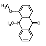 CAS 登录号：88377-24-6， 4-甲氧基-10-甲基-9(10H)-吖啶酮