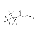 CAS 登录号：88382-41-6， 乙基2,2-二氟-3,3-二(三氟甲基)环丙烷羧酸酯
