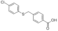 CAS 登录号：88382-51-8， 4-(4-氯-苯基巯基甲基)-苯甲酸