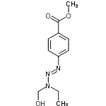 CAS#: 88392-04-5, Methyl 4-[(1E)-3-ethyl-3-(hydroxymethyl)-1-triazen-1-yl]benzoate