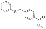 CAS 登录号：88393-07-1， 4-[(苯基硫代)甲基]苯甲酸甲酯