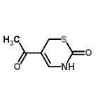 CAS#: 88406-78-4, 5-Acetyl-3,6-dihydro-2H-1,3-thiazin-2-one