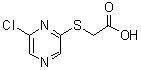 CAS 登录号：884497-52-3， [(6-氯-2-吡嗪基)硫基]乙酸