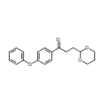 CAS#: 884504-36-3, 3-(1,3-Dioxan-2-yl)-1-(4-phenoxyphenyl)-1-propanone
