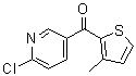 CAS 登录号：884504-82-9， (6-氯-3-吡啶基)(3-甲基-2-噻吩基)甲酮
