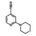 CAS#: 884507-30-6, 2-(4-Thiomorpholinyl)isonicotinonitrile