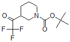 CAS 登录号：884512-51-0， 3-(2,2,2-三氟乙酰基)哌啶-1-羧酸叔丁酯