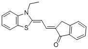 CAS#: 88454-41-5, 2-[2-(3-Ethyl-2(3H)-Benzothiazolylidene)Ethylidene]-2,3-Dihydro-1H-Inden-1-One