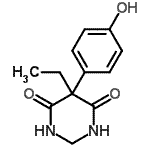 CAS 登录号：88456-71-7， 5-乙基-5-(4-羟基苯基)二氢-4,6(1H,5H)-嘧啶二酮