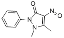 CAS 登录号：885-11-0， 2,3-二甲基-4-亚硝基-1-苯基-3-吡唑啉-5-酮