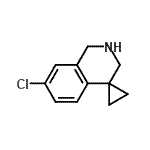 CAS#: 885269-29-4, 7'-Chloro-2',3'-dihydro-1'H-spiro[cyclopropane-1,4'-isoquinoline]