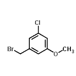 CAS 登录号：885270-32-6， 1-(溴甲基)-3-氯-5-甲氧基-苯