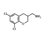 CAS#: 885271-44-3, 1-(6,8-Dichloro-3,4-dihydro-2H-chromen-3-yl)methanamine