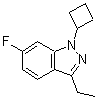 CAS#: 885271-96-5, 1-Cyclobutyl-3-ethyl-6-fluoro-1H-indazole