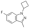 CAS#: 885271-99-8, 1-Cyclobutyl-6-fluoro-3-methyl-1H-indazole
