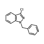CAS 登录号：885272-01-5， 3-氯-1-(4-吡啶基甲基)-1H-吲唑