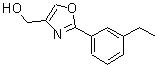 CAS 登录号：885272-71-9， [2-(3-乙基苯基)-1,3-恶唑-4-基]甲醇