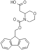 CAS 登录号：885273-95-0， 2-[4-(9H-芴-9-基甲氧羰基)吗啉-3-基]乙酸
