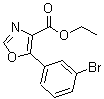 CAS 登录号：885274-09-9， 5-(3-溴苯基)-1,3-恶唑-4-羧酸乙酯